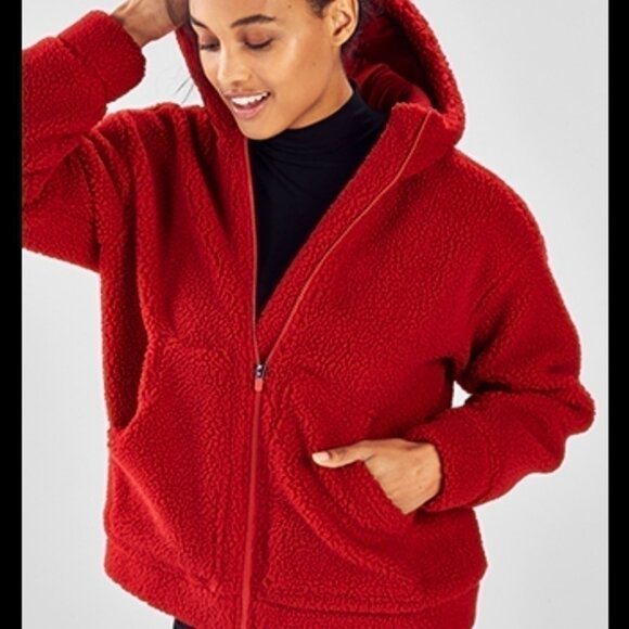 Fabletics Lotta Cocoon Zip Hoodie XS - Picture 4 of 4